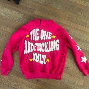 GRAPHIC PINK HOODIE